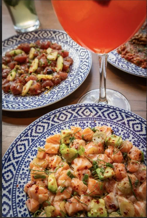 2 main dishes at Del Mar restaurant