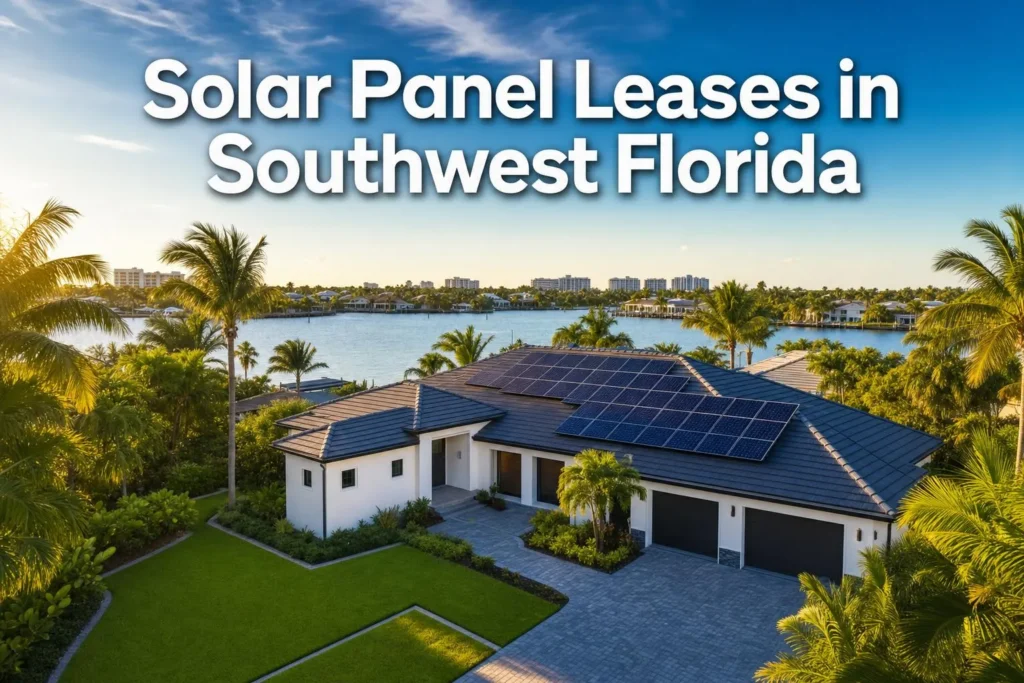 A Florida home with solar panels