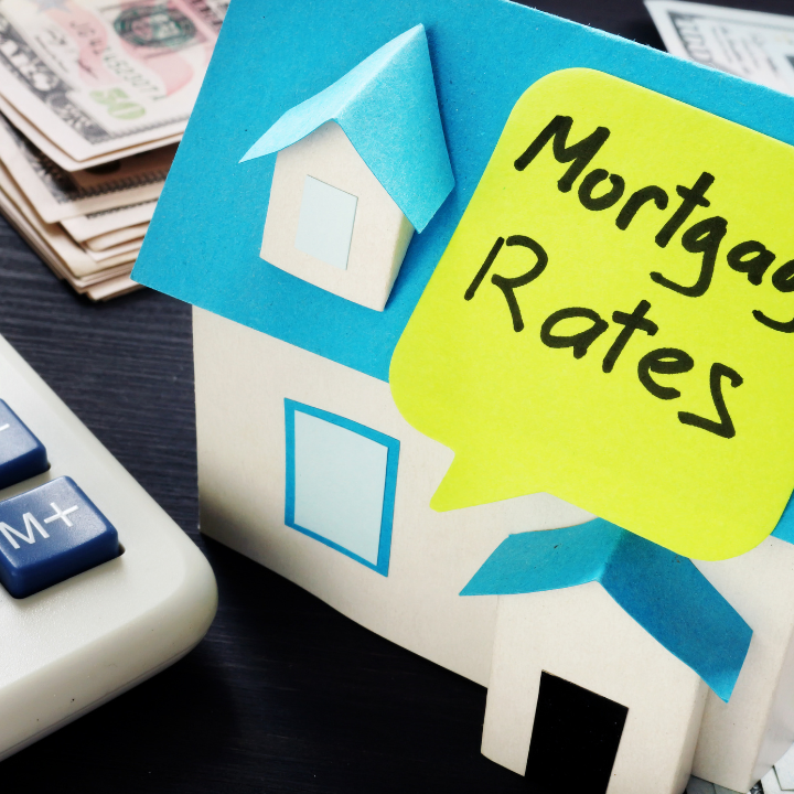 A house with mortgage rates