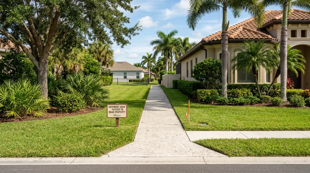A property easement