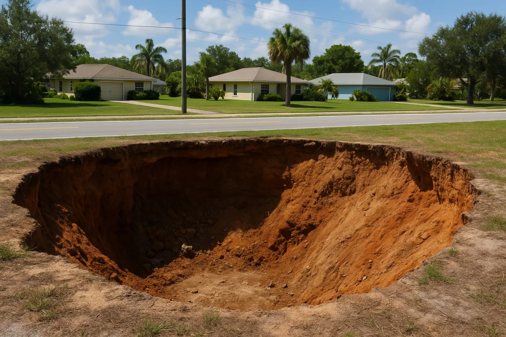 A sink hole