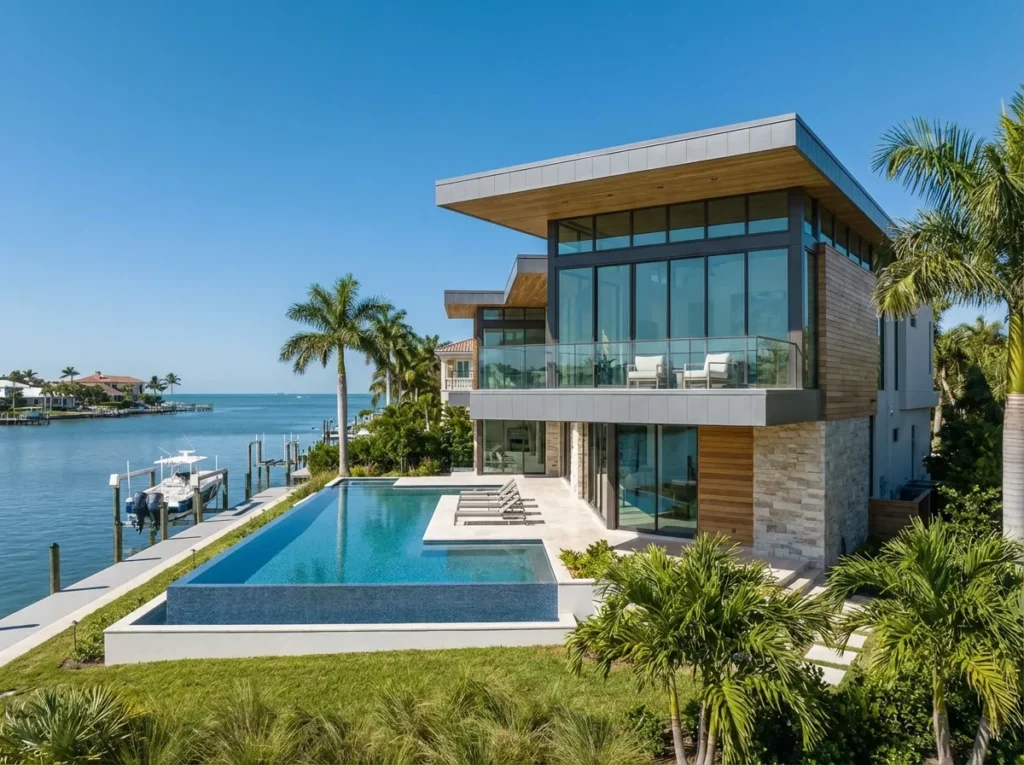 A water front home in Naples, FL