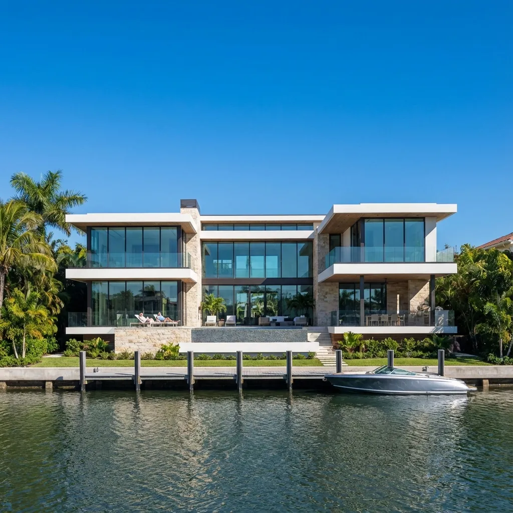 A water front home in Naples, FL
