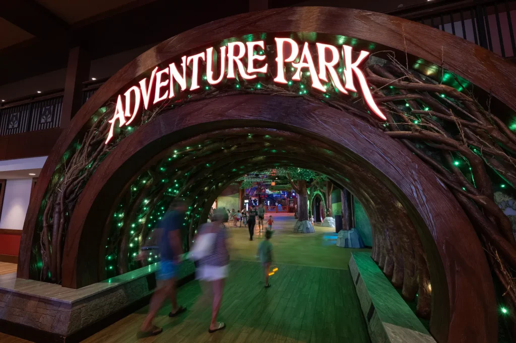 Adventure Park entrance at Great Wolf Lodge