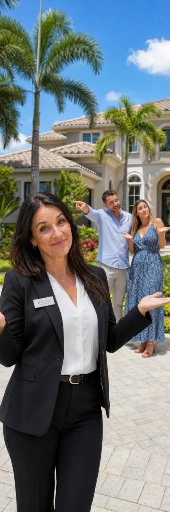 Agent and her clients