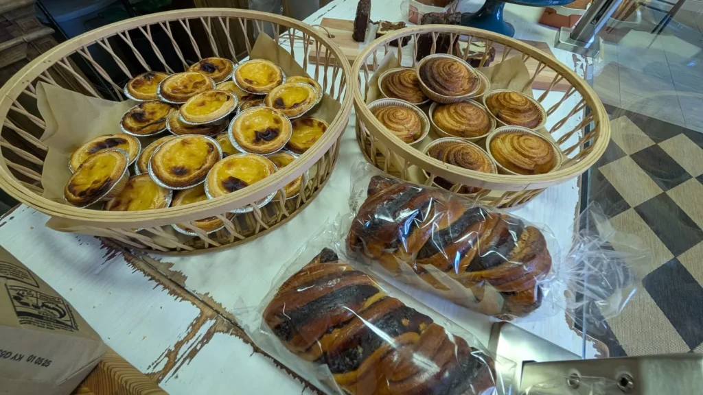 Assortment of muffins and breads