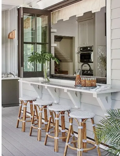 Bar stools from Serena & Lily