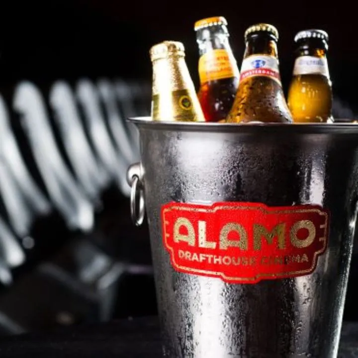 Bucket of beers at Alamo Drafthouse Cinema