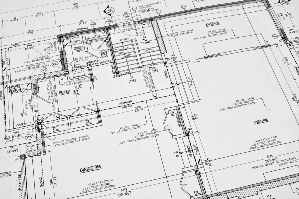 building blue prints