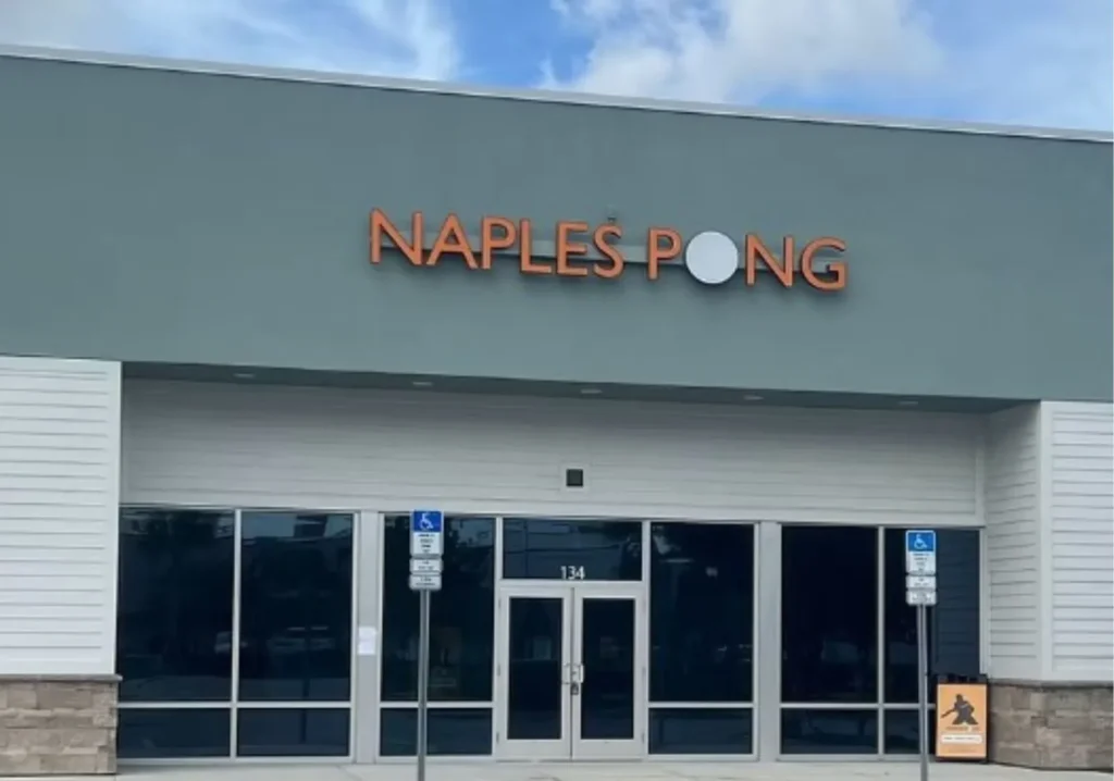 Building Front of Naples Indoor Pickleball at Naples Pong