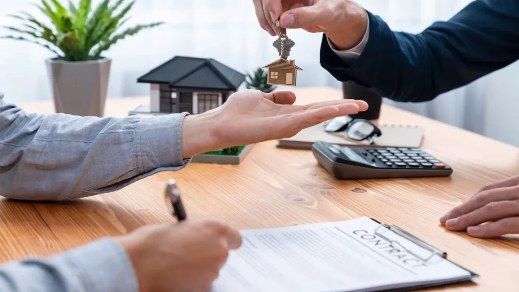 Buyer getting keys