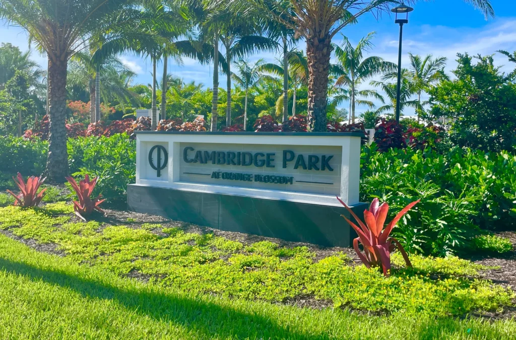 Cambridge Park new construction in Naples