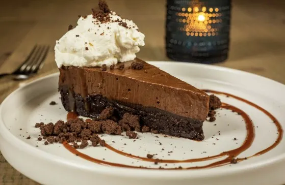 Chocolate dessert at Del Mar restaurant