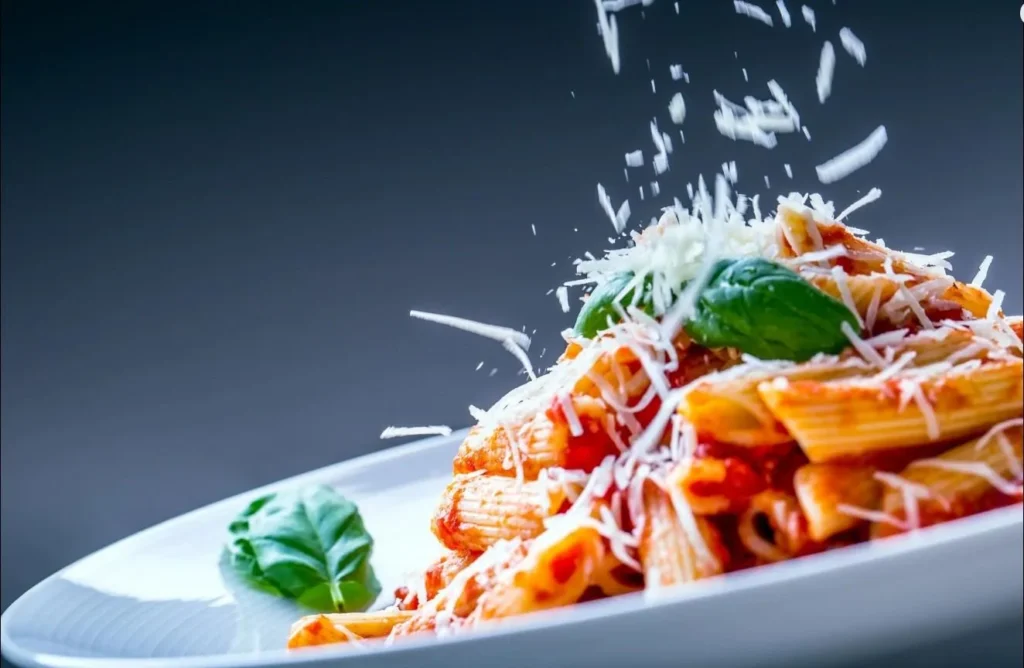 Close up of macaroni dish