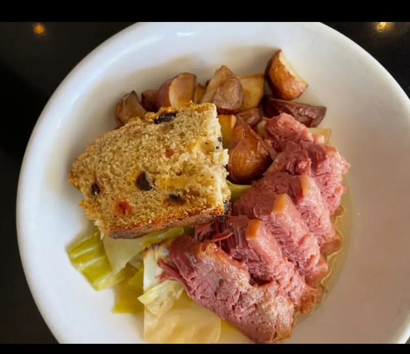 Corned beef with cabbage