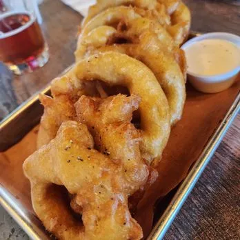 Crispy onion rings