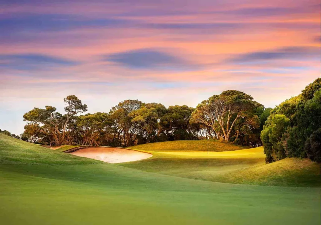 Golf course green