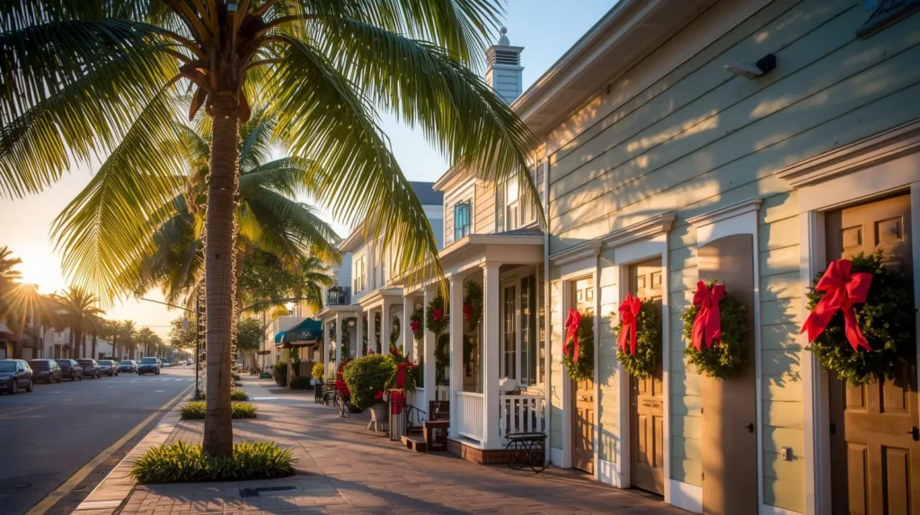 Holiday decorations in Florida