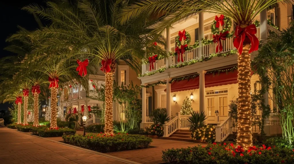 Holiday decorations in Florida