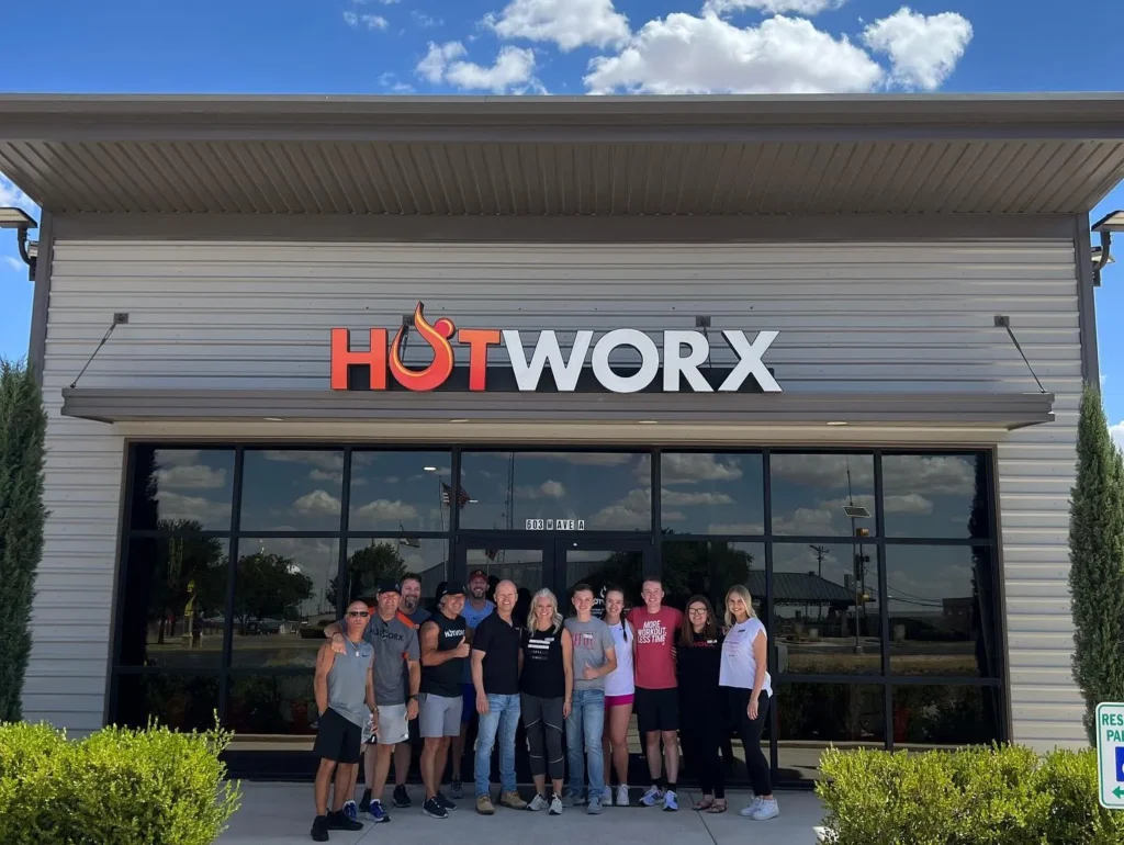 HOTWORX team in front of the Naples studio