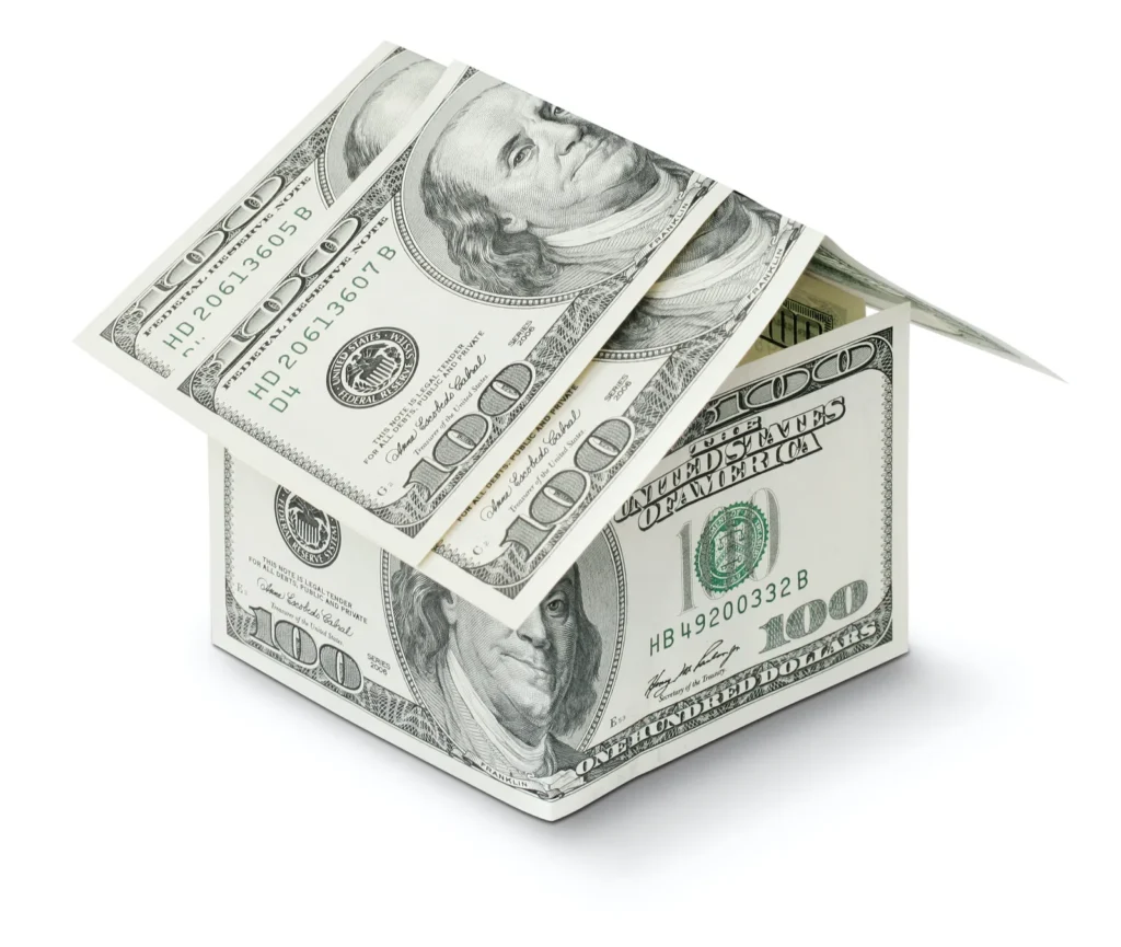 House made from money