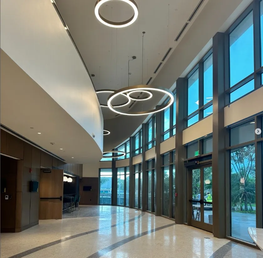 Inside lobby of Gulfshore Playhouse