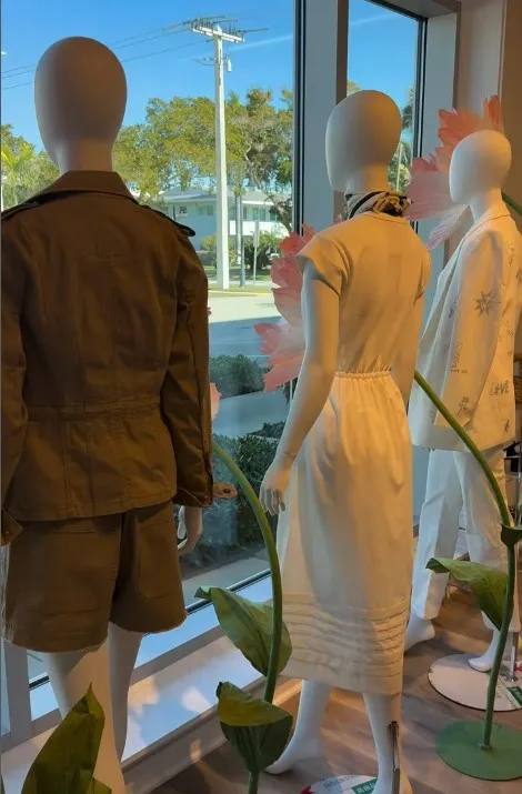 Mannequins in Perch store