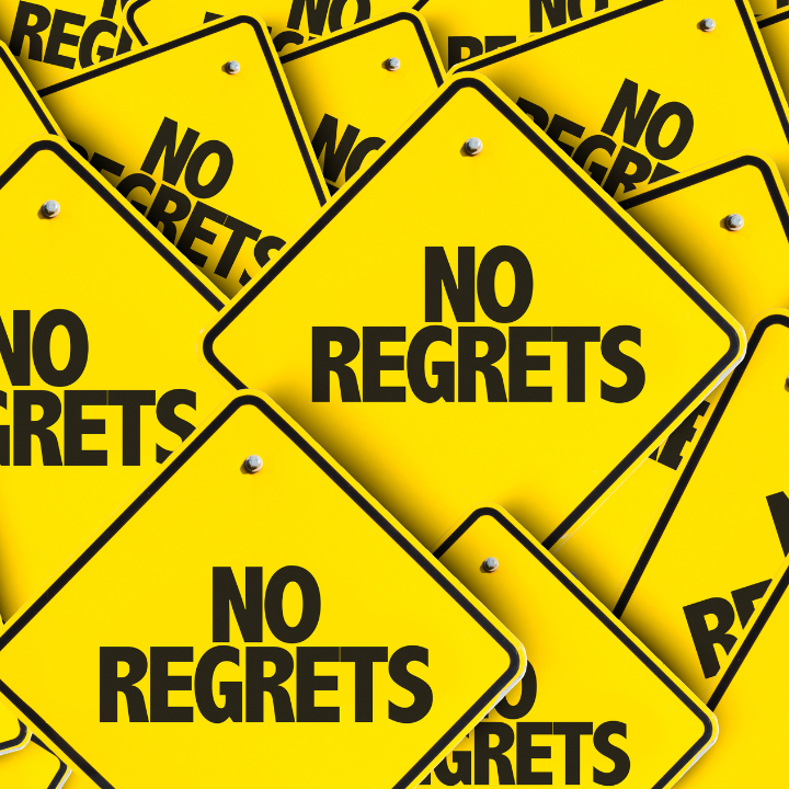 No regret signs