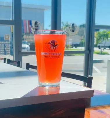 Orange drink at Chubby Mermaid