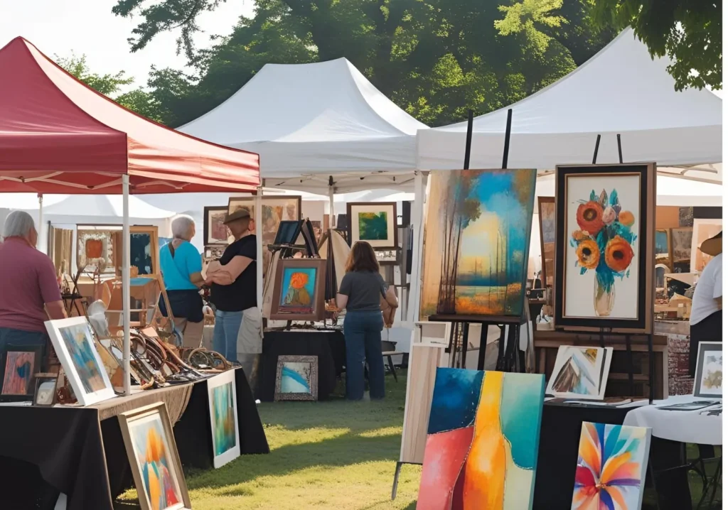 outdoor art show
