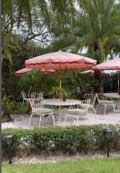 Outdoor seating area at Kaleidoscope