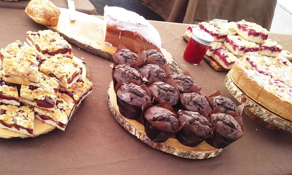 Pastries, muffins and pies at Landert Bread