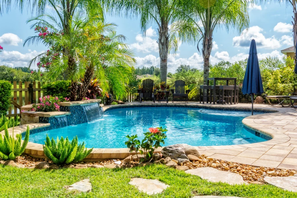 Pool and yard