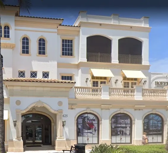 Porsche Studio Naples Building Front on Fifth Avenue