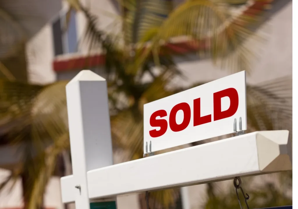 Real Estate Sold sign