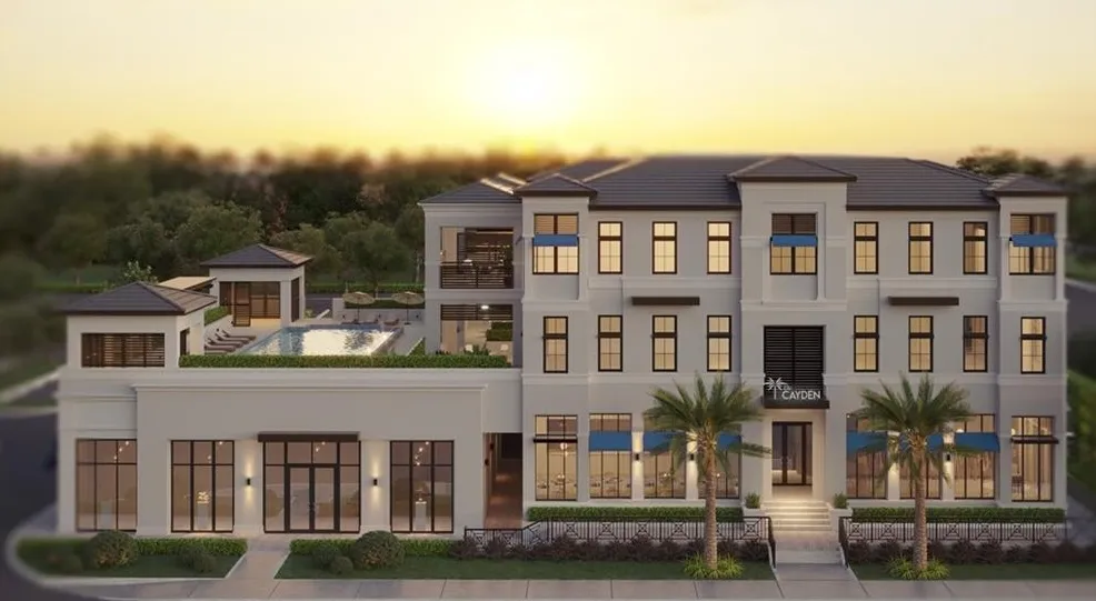 Rendering of a classic estate home in Olde Naples