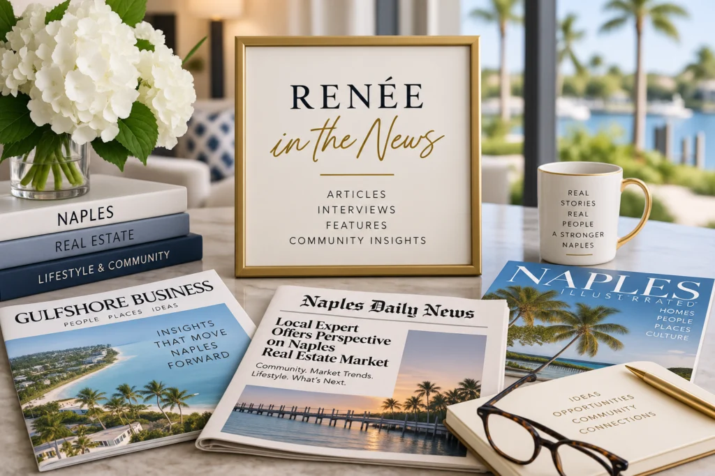 Renee Hahn in the news, Naples publications