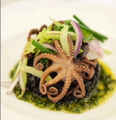 Seafood squid dish