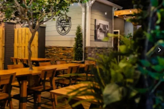 Seating area at Backyard Fire Grill