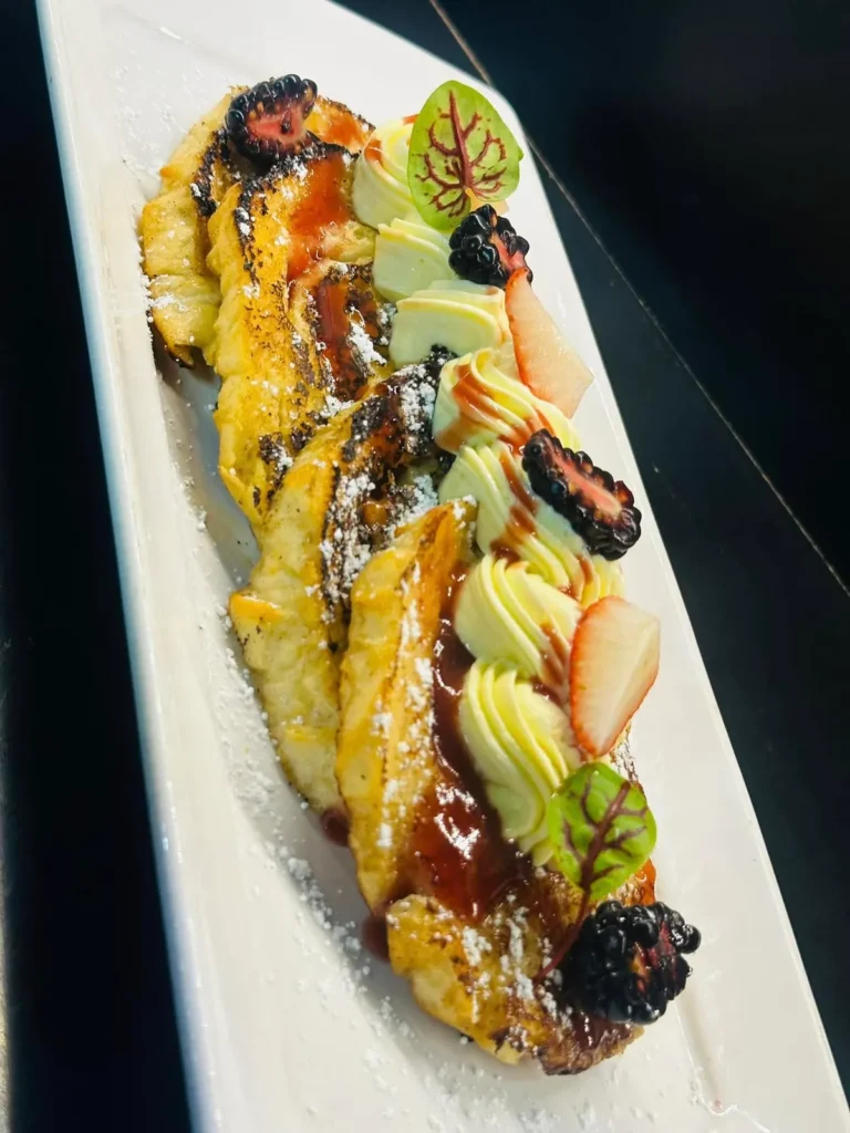 Specialty sushi roll at Soluna Restaurant