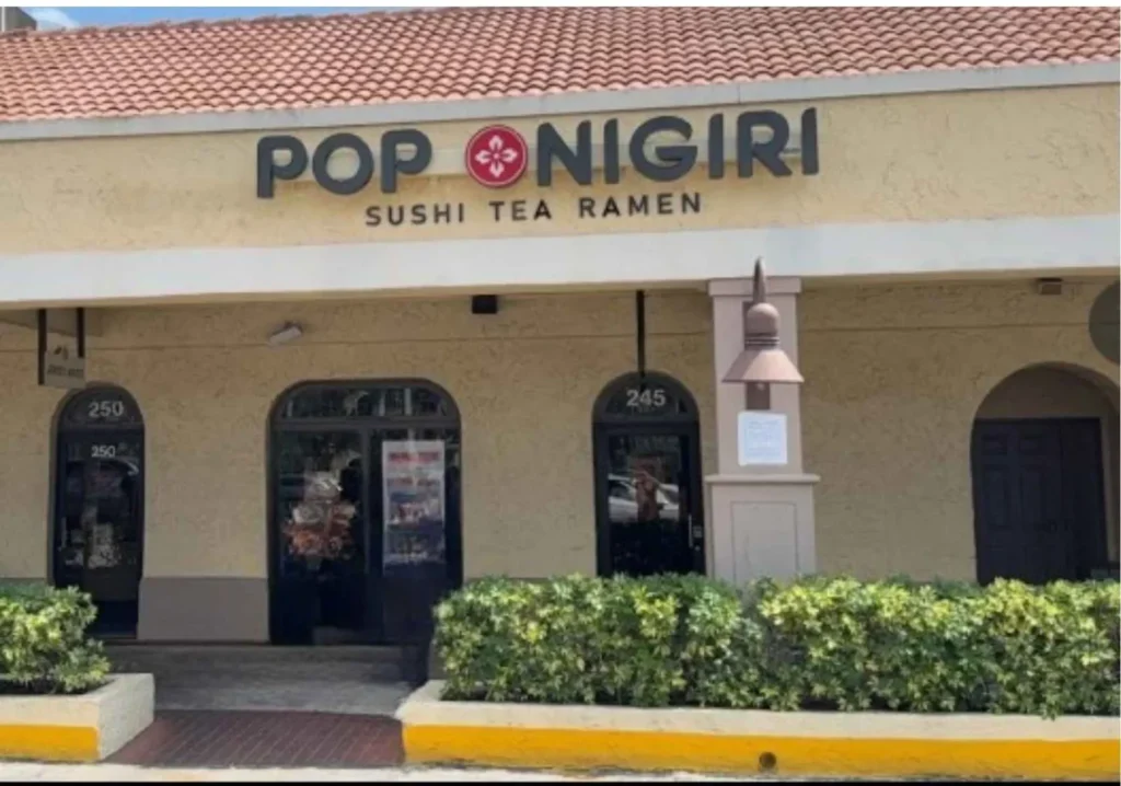 Storefront view of Pop Onigiri