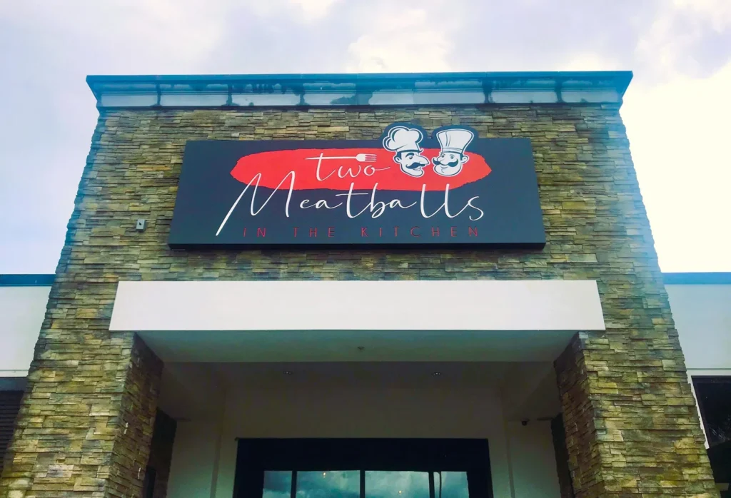 Two Meatballs Entrance