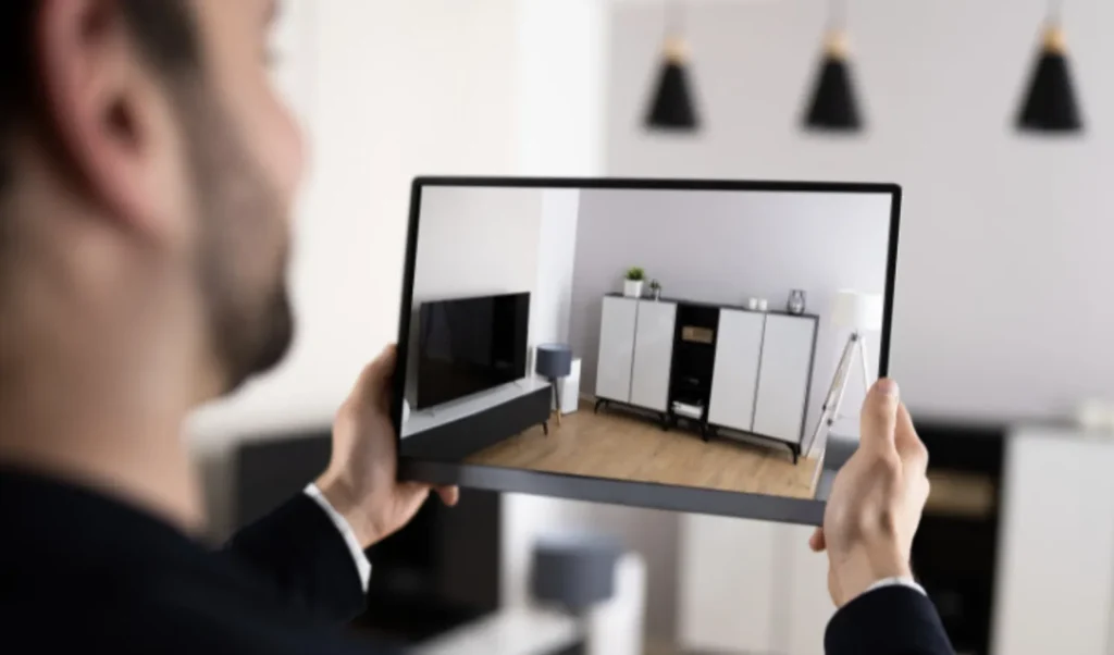 using iPad to view a home
