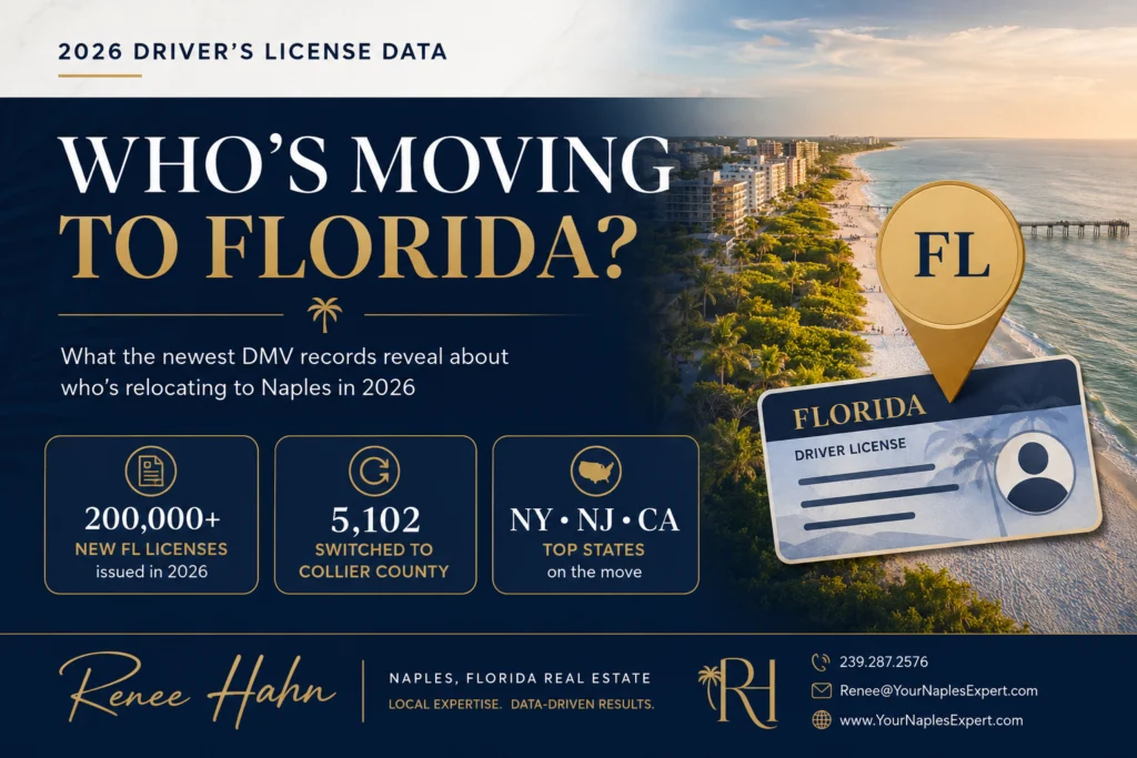 What Florida's Driver's License Data Tells UsAbout Who's Moving to Naples